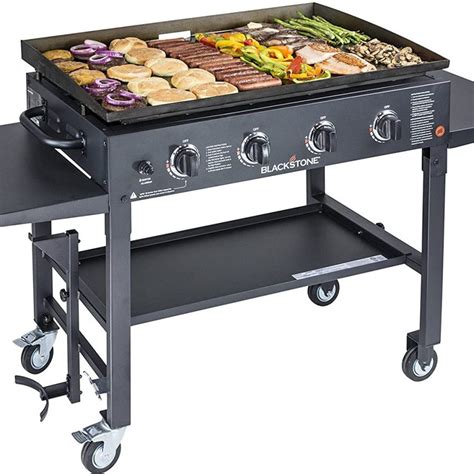 blackstone 1554 cooking 4 burner flat top gas grill